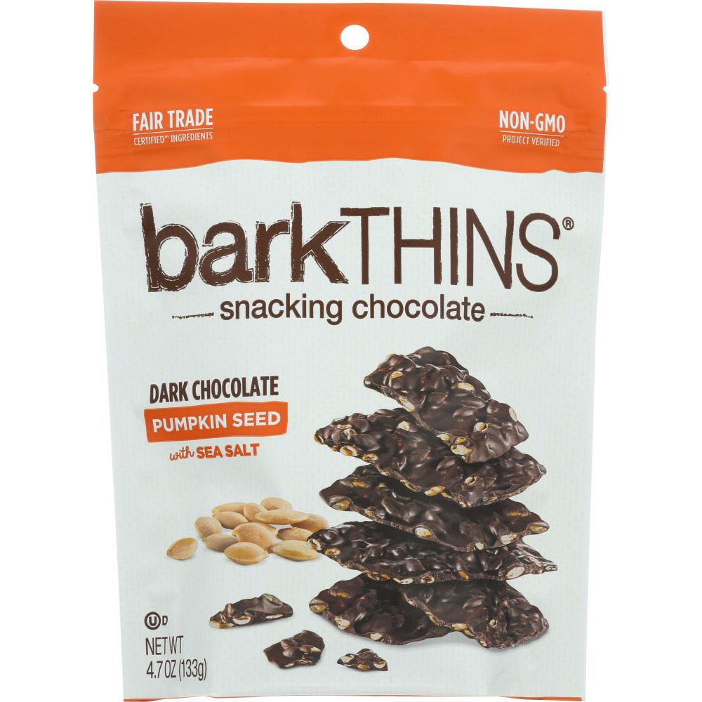 BARKTHINS: Dark Chocolate Pumpkin Seed With Sea Salt, 4.7 oz - #tag1# - #tag2#