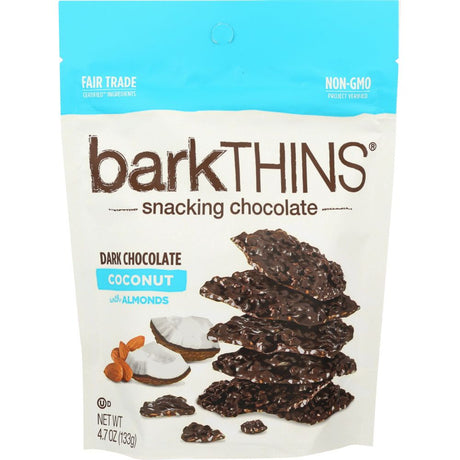 BARKTHINS: Dark Chocolate Toasted Coconut With Almonds, 4.7 oz - #tag1# - #tag2#