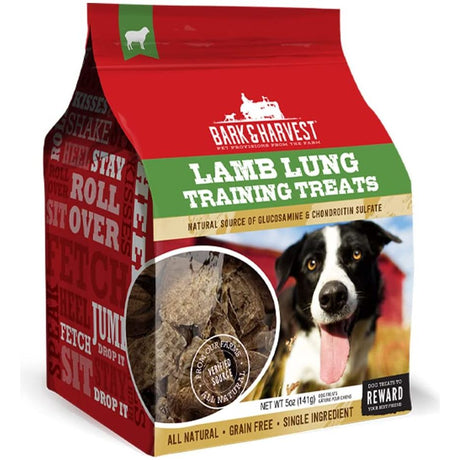 BARK AND HARVEST: Lamb Lung Training Treats, 5 oz - #tag1# - #tag2#