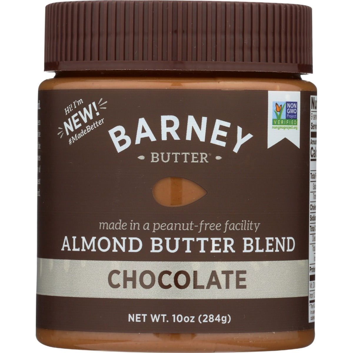 BARNEY BUTTER: Almond Butter Blend Chocolate, 10 oz - Sunshine Co Op. - #tag1# - #tag2# - #tag3# - #tag4#