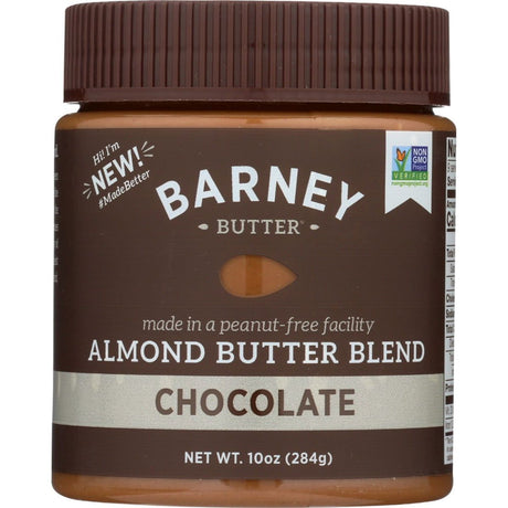 BARNEY BUTTER: Almond Butter Blend Chocolate, 10 oz - Sunshine Co Op. - #tag1# - #tag2# - #tag3# - #tag4#