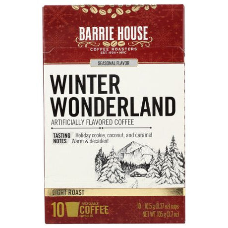 BARRIE HOUSE: Winter Wonder Coffee 10 Single Serve Capsules, 3.7 oz - #tag1# - #tag2#