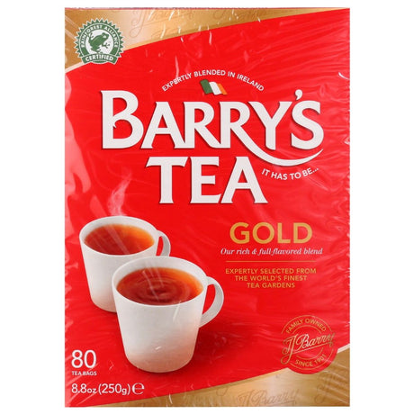BARRYS: Gold Blend 80 Teabags, 8.8 oz - Sunshine Co Op. - #tag1# - #tag2# - #tag3# - #tag4#
