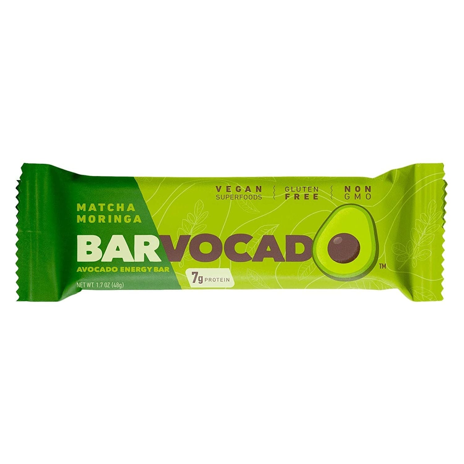 BARVOCADO: Avocado Energy Bar Matcha Moringa, 1.7 oz - #tag1# - #tag2#