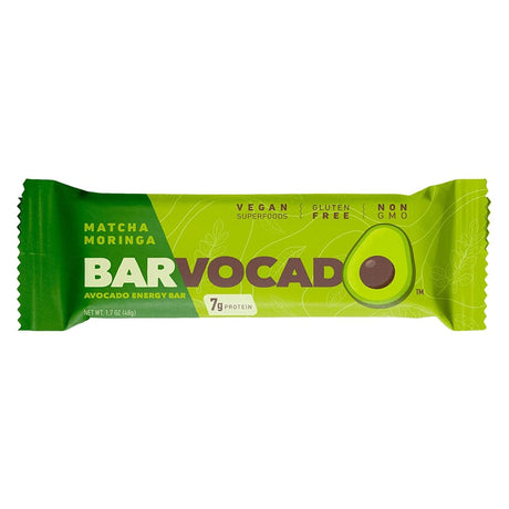 BARVOCADO: Avocado Energy Bar Matcha Moringa, 1.7 oz - #tag1# - #tag2#
