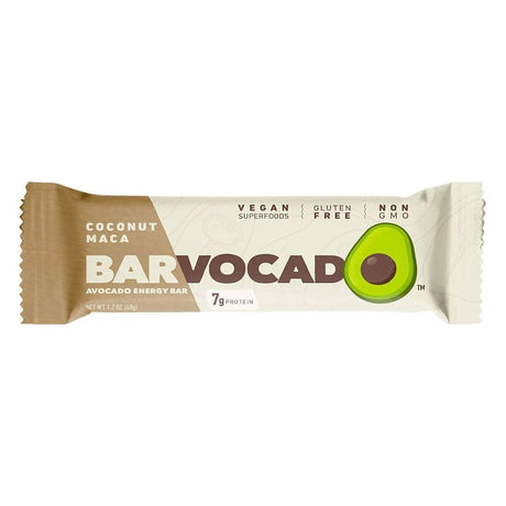 BARVOCADO: Coconut Maca Bar, 1.7 oz - #tag1# - #tag2#