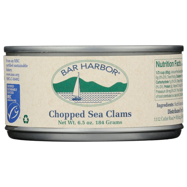 BAR HARBOR: Premium All Natural Chopped Clams, 6.5 oz - #tag1# - #tag2#