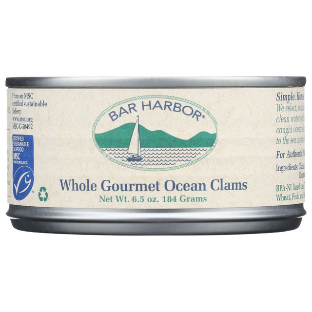 BAR HARBOR: Whole Gourmet Ocean Clams, 6.5 oz - #tag1# - #tag2#