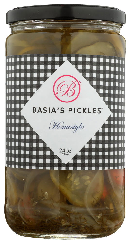 BASIAS PICKLES: Homestyle Pickles, 24 oz - #tag1# - #tag2#