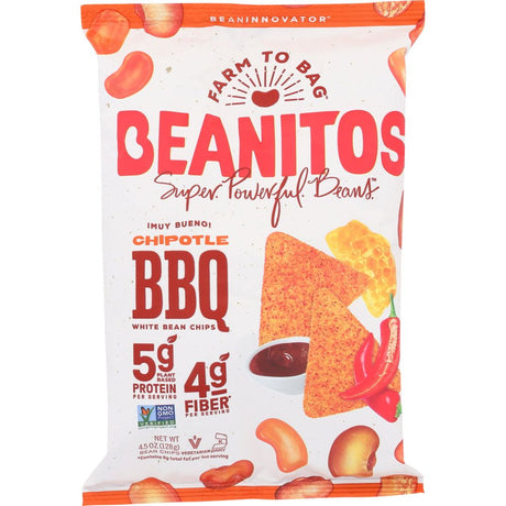 BEANITOS: Black Bean Chips Chipotle BBQ, 6 oz - #tag1# - #tag2#