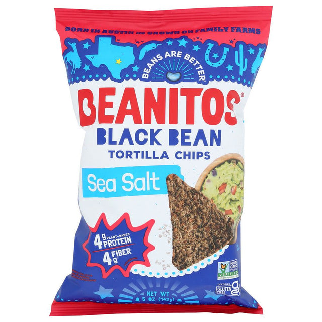 BEANITOS: Original Black Bean Chips with Sea Salt, 5 oz - #tag1# - #tag2#