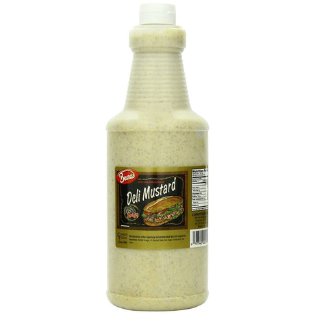 BEANOS: Bold and Tangy Deli Mustard, 32 fo - #tag1# - #tag2#