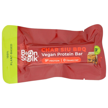 BEANSTALK BRANDS: Char Siu BBQ Vegan Protein Bar, 1.4 oz - #tag1# - #tag2#