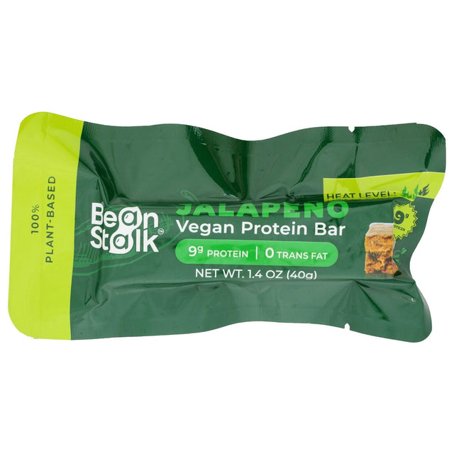 BEANSTALK BRANDS: Jalapeno Vegan Protein Bar, 1.4 oz - #tag1# - #tag2#