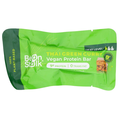 BEANSTALK BRANDS: Thai Green Curry Vegan Protein Bar, 1.4 oz - #tag1# - #tag2#