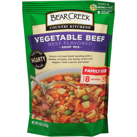 BEAR CREEK: Vegetable Beef Soup Mix, 9 oz - #tag1# - #tag2#