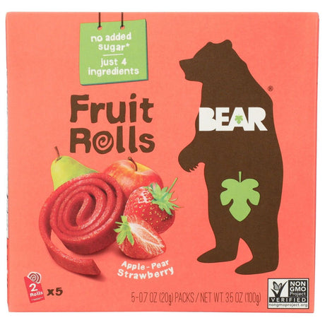 BEAR YOYO: Delicious Strawberry Fruit Rolls, 3.5 oz - Sunshine Co Op. - #tag1# - #tag2# - #tag3# - #tag4#