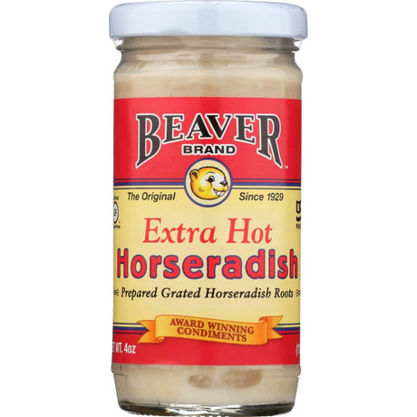 BEAVER BRAND: Extra Hot Horseradish, 4 oz - Sunshine Co Op. - #tag1# - #tag2# - #tag3# - #tag4#