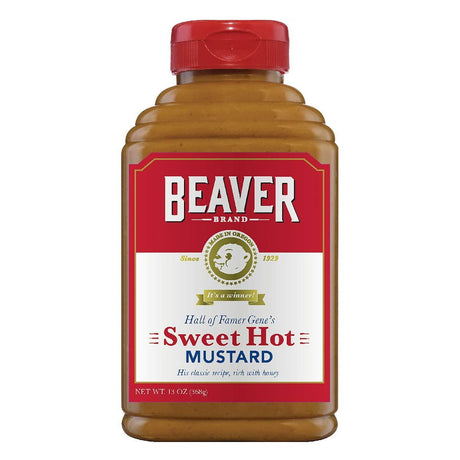BEAVER: Mustard Sqz Sweet Hot, 13 oz - #tag1# - #tag2#