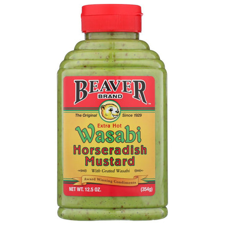 BEAVER: Wasabi Horseradish Mustard, 12.5 oz - #tag1# - #tag2#