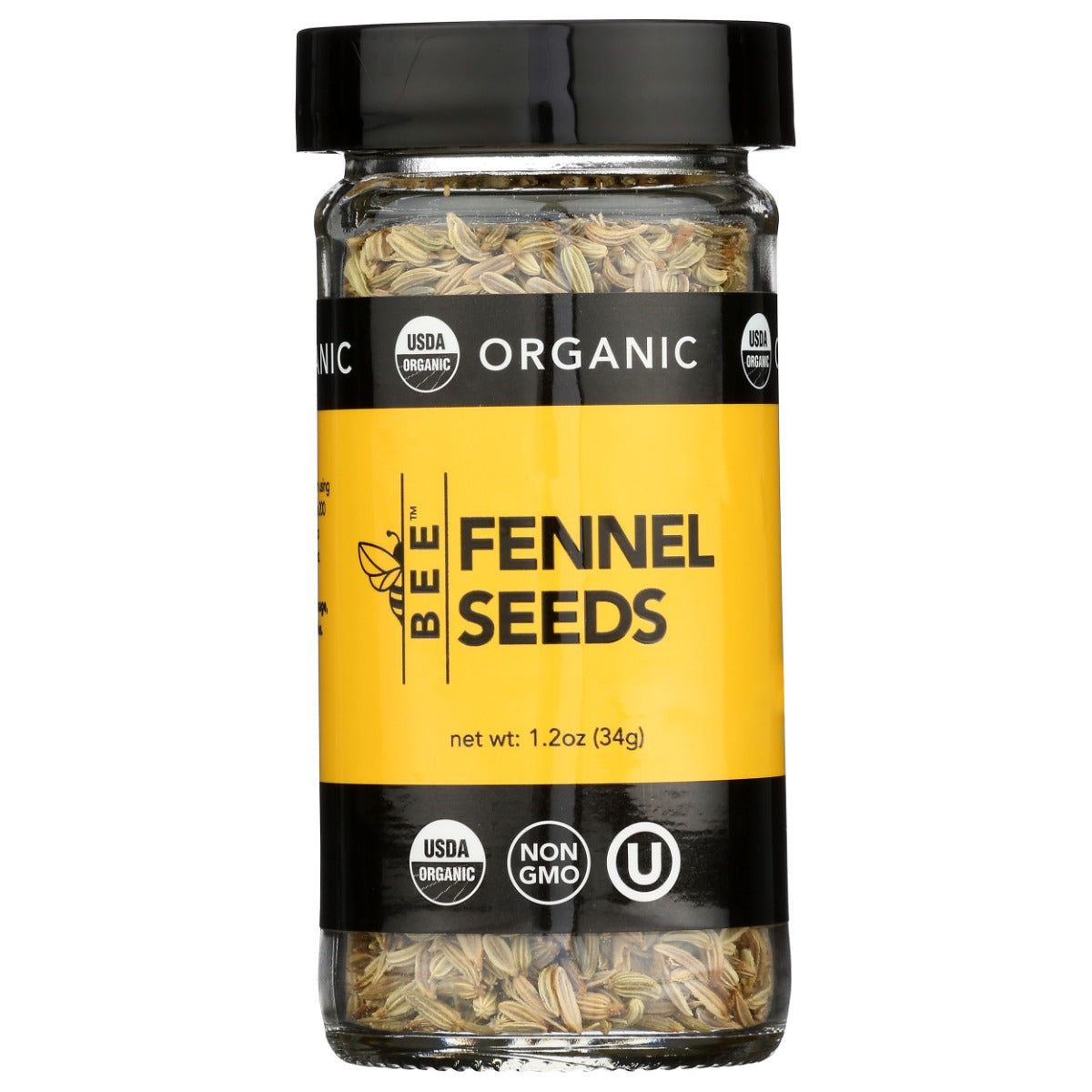 BEESPICES: Organic Fennel Seeds, 1.2 oz - #tag1# - #tag2#
