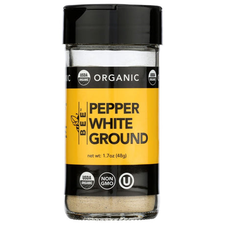 BEESPICES: Organic Pepper White Ground, 1.7 oz - #tag1# - #tag2#