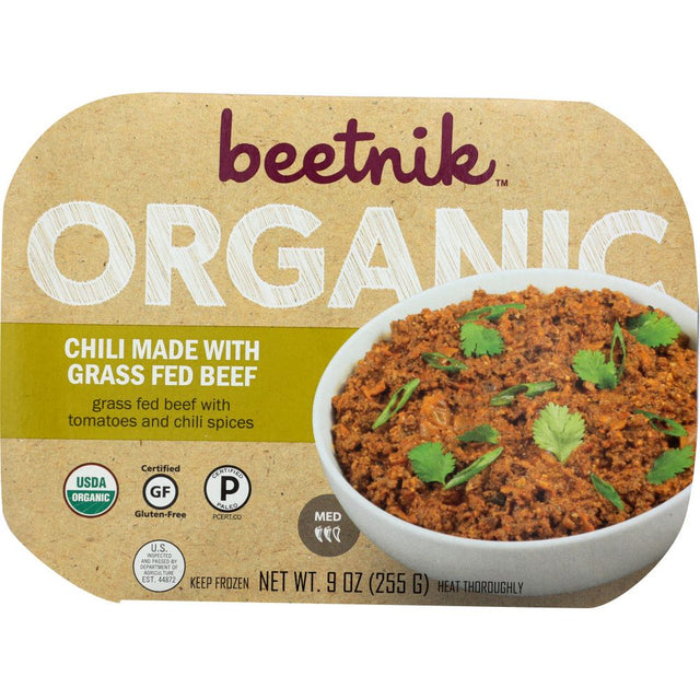 BEETNIK: Chili Made With Organic Grass Fed Beef, 9 oz - #tag1# - #tag2#