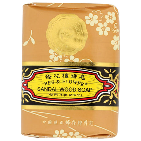 BEE & FLOWER: Sandal Wood Soap, 2.65 oz - #tag1# - #tag2#