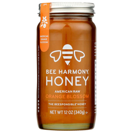 BEE HARMONY: Honey Orange Blossom Amer, 12 oz - #tag1# - #tag2#