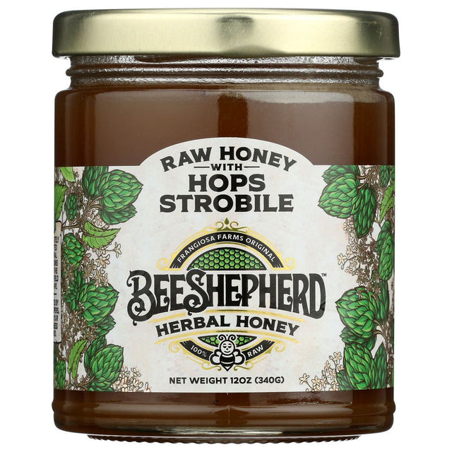 BEE SHEPHERD: Hops Strobile Raw Honey, 12 oz - #tag1# - #tag2#