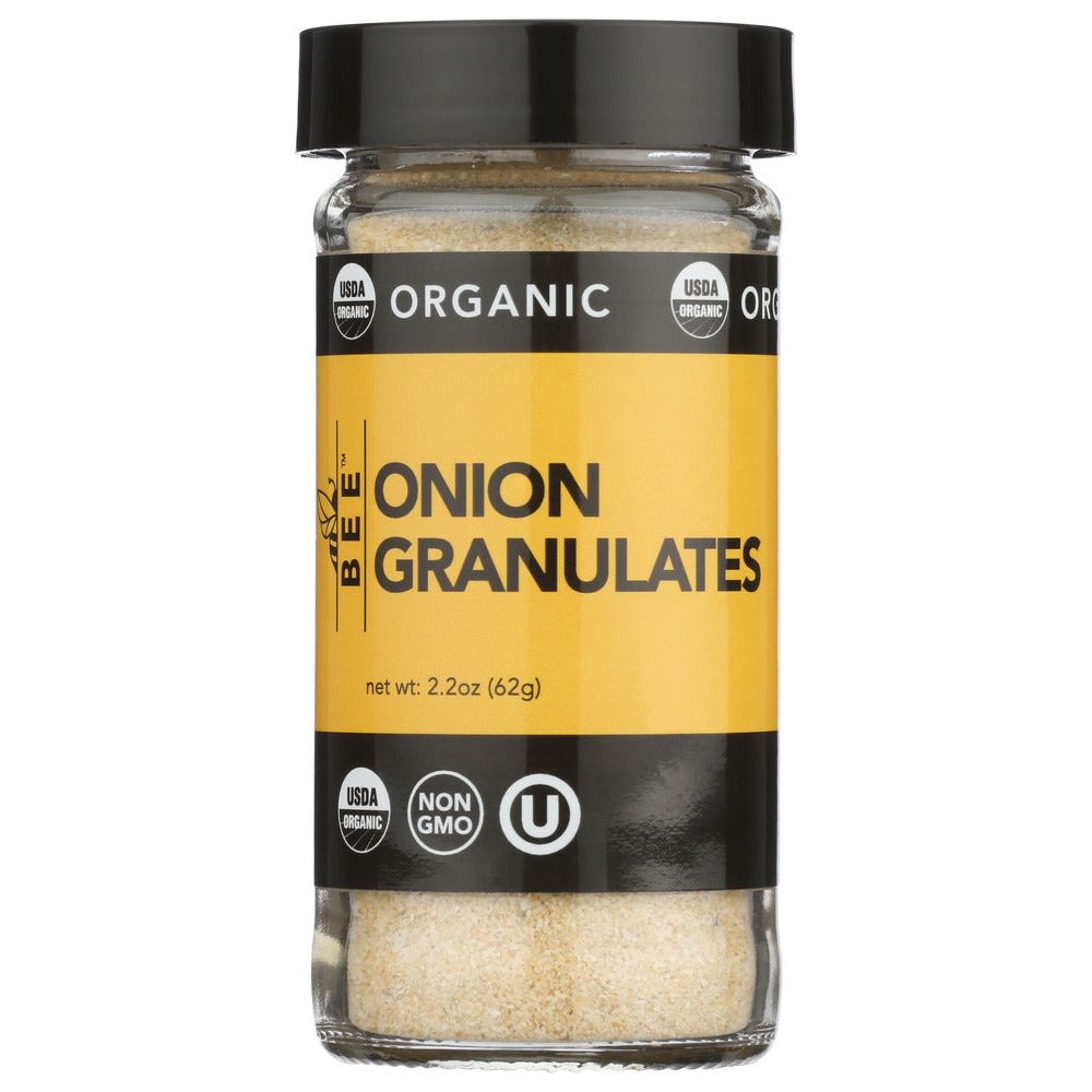 BEE SPICES: Organic Onion Granulates, 2.2 oz - #tag1# - #tag2#