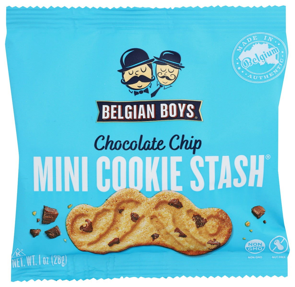 BELGIAN BOYS: Chips Choc Mini Stash, 1 oz - #tag1# - #tag2#