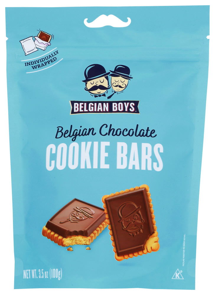 BELGIAN BOYS: Cookie Bar Belgian Choc, 3.5 oz - #tag1# - #tag2#