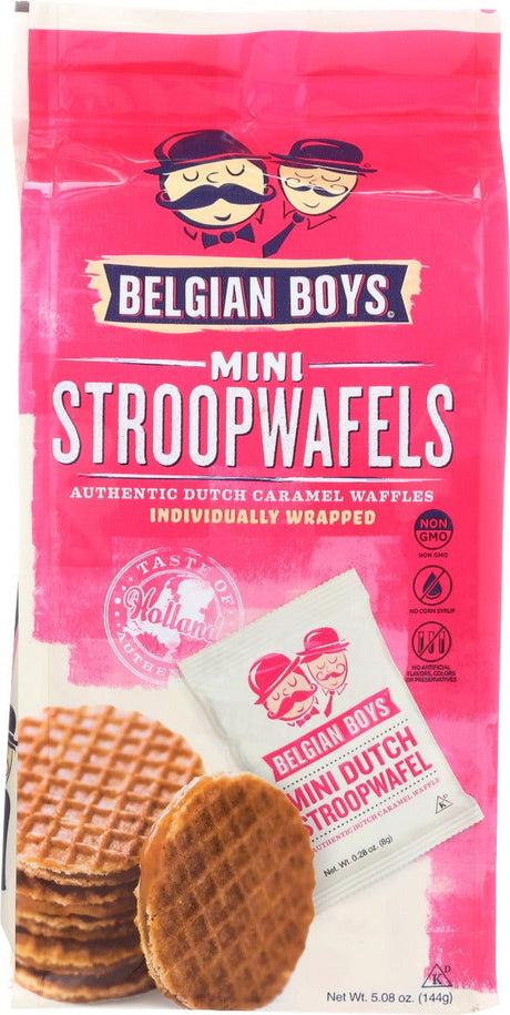 BELGIAN BOYS: Mini Stroopwafels, 5.08 oz - #tag1# - #tag2#