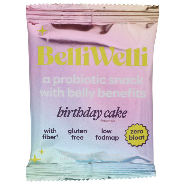 BELLIWELLI: Snackbar Birthday Cake, 1.41 OZ - #tag1# - #tag2#