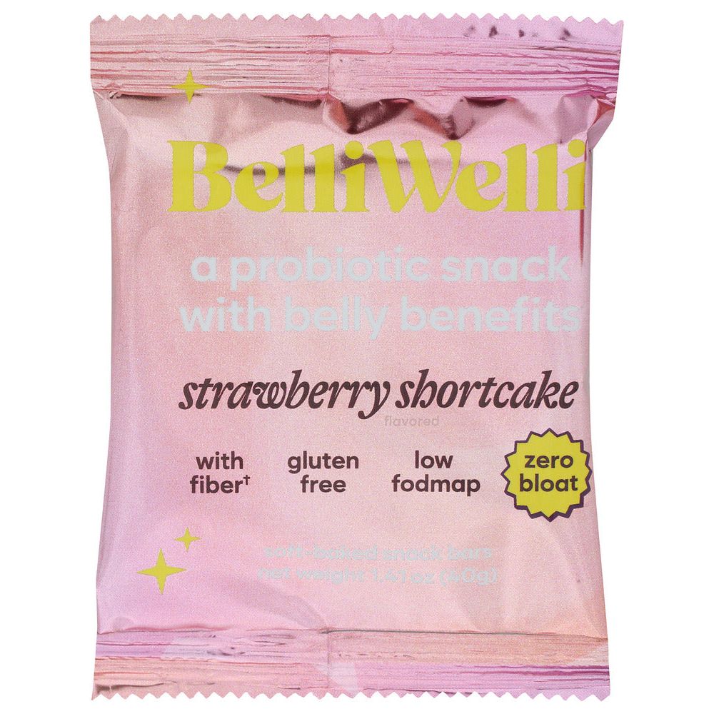 BELLIWELLI: Snackbar Strwbrry Shrtcak, 1.41 OZ - #tag1# - #tag2#