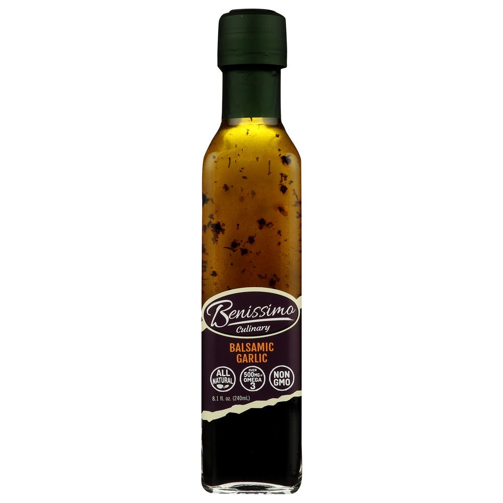 BENISSIMO: Balsamic Garlic Oil, 8.1 oz - #tag1# - #tag2#