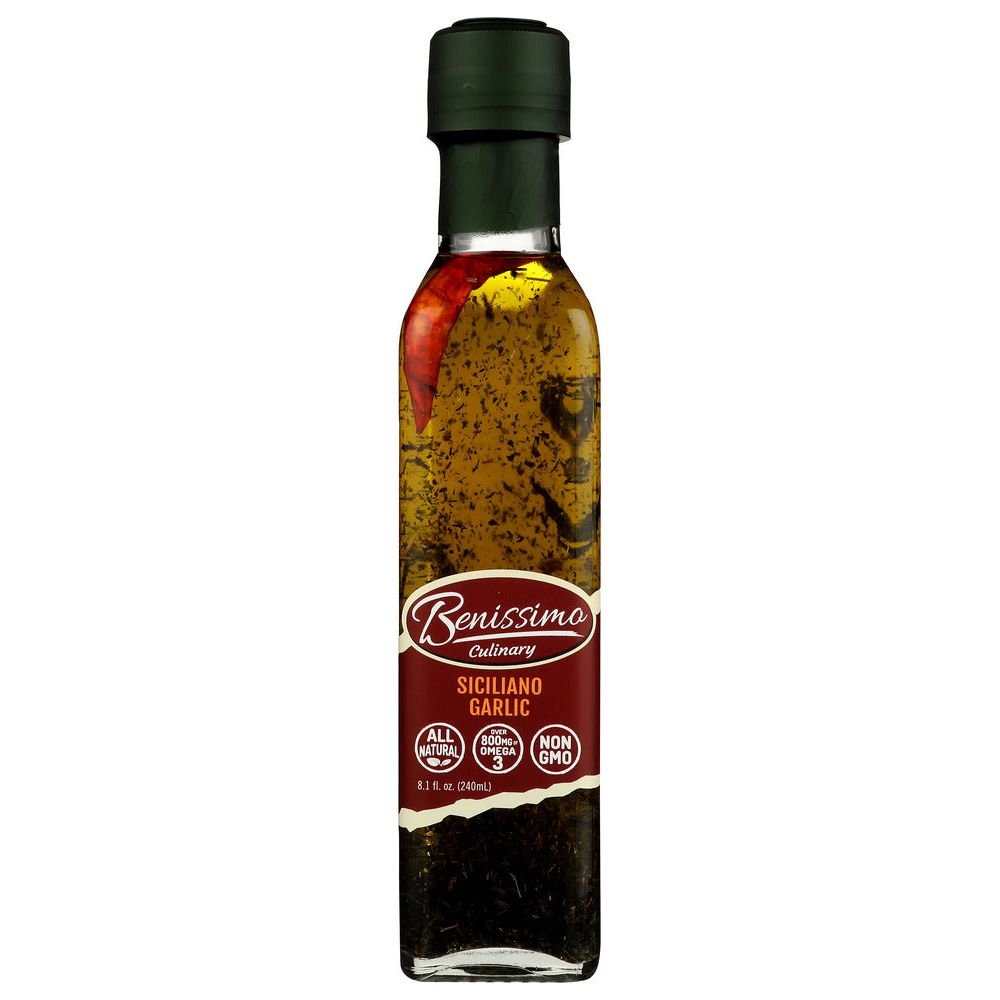 BENISSIMO: Siciliano Garlic Oil, 8.1 oz - #tag1# - #tag2#