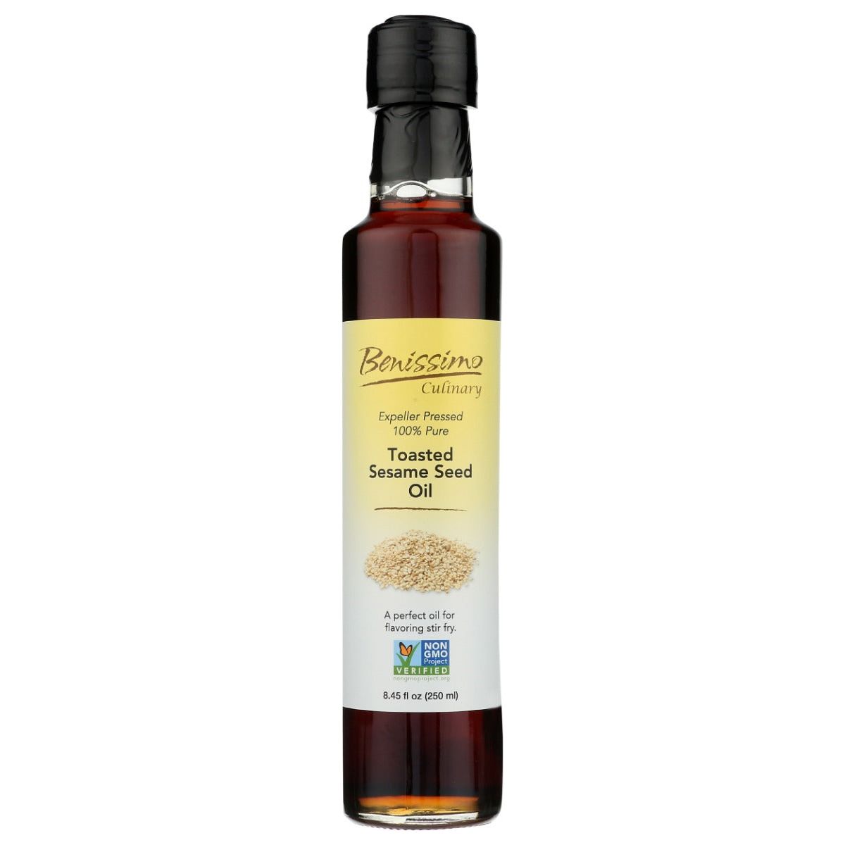 BENISSIMO: Toasted Sesame Seed Oil, 8.45 fo - #tag1# - #tag2#