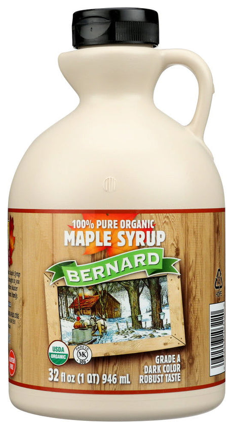 BERNARD: Dark Pure Organic Maple Syrup, 32 fo - #tag1# - #tag2#