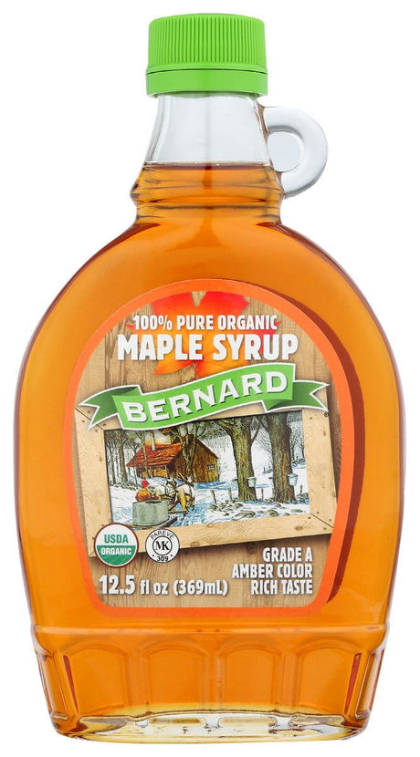 BERNARD: Pure Organic Maple Syrup, 12.5 fo - #tag1# - #tag2#