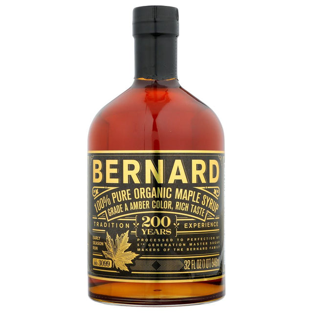 BERNARD: Pure Organic Maple Syrup, 32 fo - #tag1# - #tag2#