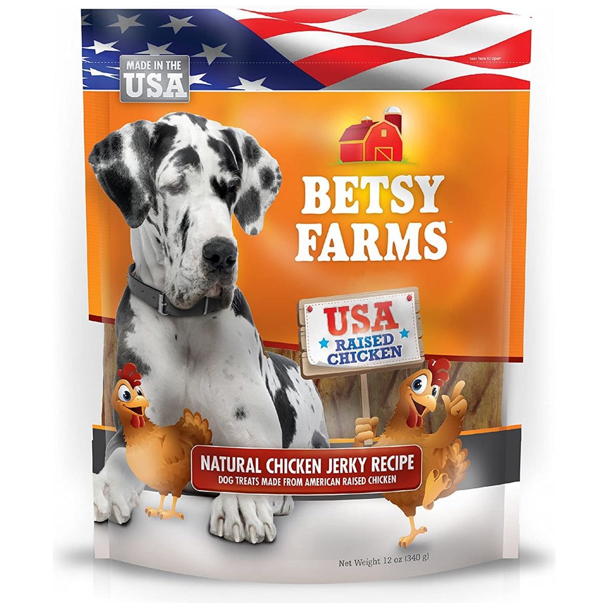 BETSY FARMS: Jerky Chicken, 12 oz - #tag1# - #tag2#