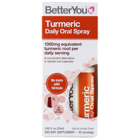 BETTERYOU: Turmeric Oral Spray, 25 ml - #tag1# - #tag2#