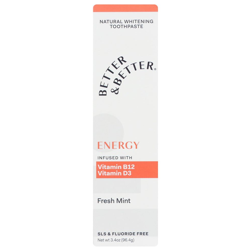 BETTER AND BETTER: Toothpaste Energy Single, 3.4 oz - #tag1# - #tag2#