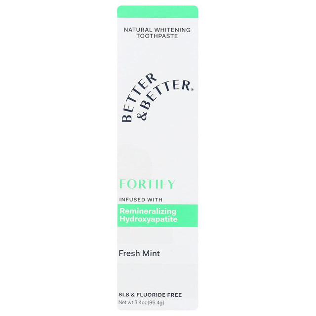 BETTER AND BETTER: Toothpaste Fortify Sngle, 3.4 oz - #tag1# - #tag2#