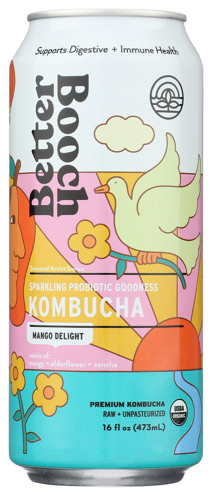 BETTER BOOCH: Premium Small Craft Ginger Spice Kombucha Seasonal, 16 oz - #tag1# - #tag2#