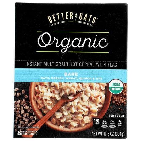 BETTER OATS: Instant Multigrain Hot Cereal with Flax, 11.8 oz - Sunshine Co Op. - #tag1# - #tag2# - #tag3# - #tag4#