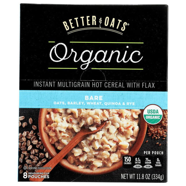 BETTER OATS: Instant Multigrain Hot Cereal with Flax, 11.8 oz - Sunshine Co Op. - #tag1# - #tag2# - #tag3# - #tag4#