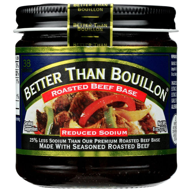 BETTER THAN BOUILLON: All Natural Reduce Sodium Beef Base, 8 Oz - #tag1# - #tag2#